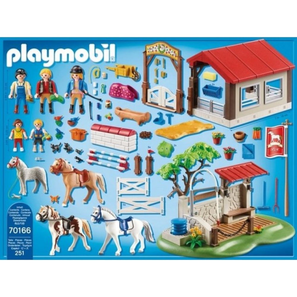 Verandering vasthouden Europa Playmobil Country - Manege Pony hof - 70166 - dressuur, p...