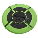Nestschommel 100cm groen zwart - SCHOMMEL - ooievaarsnestje