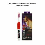 Justin Bieber Zingende Tandenborstel (Baby & U Smile) ROOD - Justin Bieber Singing Toothbrush (Baby & U Smile) RED