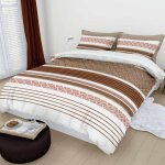 Satijnen D'Or Dekbedovertrek Westfield Koper/Bruin - Copper/Brown - 140x220