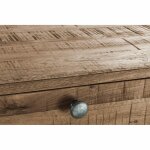 Bureau DKD Home Decor Metaal Mangohout (118 x 40 x 115 cm)