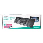 Draadloos toetsenbord Omega OKB004BES Touchpad Zwart