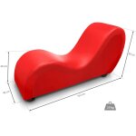 Innovagoods | Tantra Stoel - Lounger (synthetisch leer) | Rood