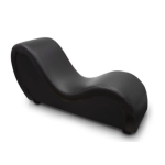 Innovagoods | Tantra Stoel - Lounger (synthetisch leer) | Zwart