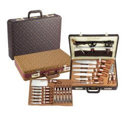 Royalty Line RL-K25LB: 12-delige keukenmessenset met koffer Royalty Line RL-K25LB: 12-delige keukenmessenset met koffer