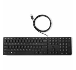 Toetsenbord HP 9SR37AA#ABE Zwart QWERTY Toetsenbord HP 9SR37AA#ABE Zwart QWERTY