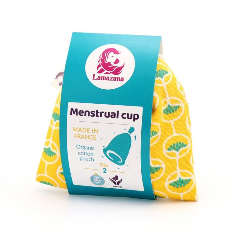 Menstruatiecup maat 2 - Geel zakje