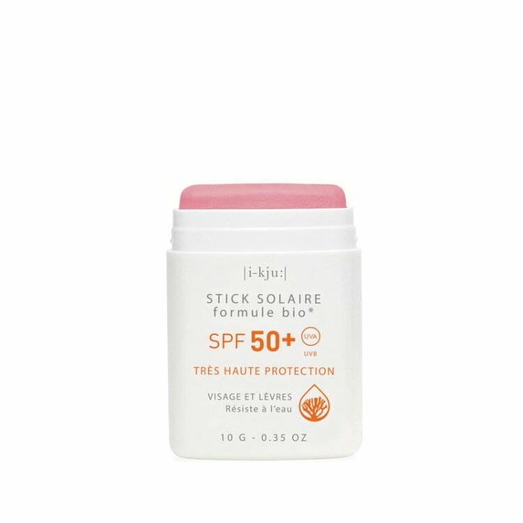 GEKLEURDE ZONNE STICK SPF50 + FRAMBOOS - 10GR