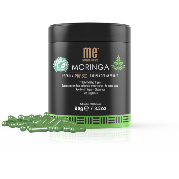 Biologische Moringa-capsules - 45g