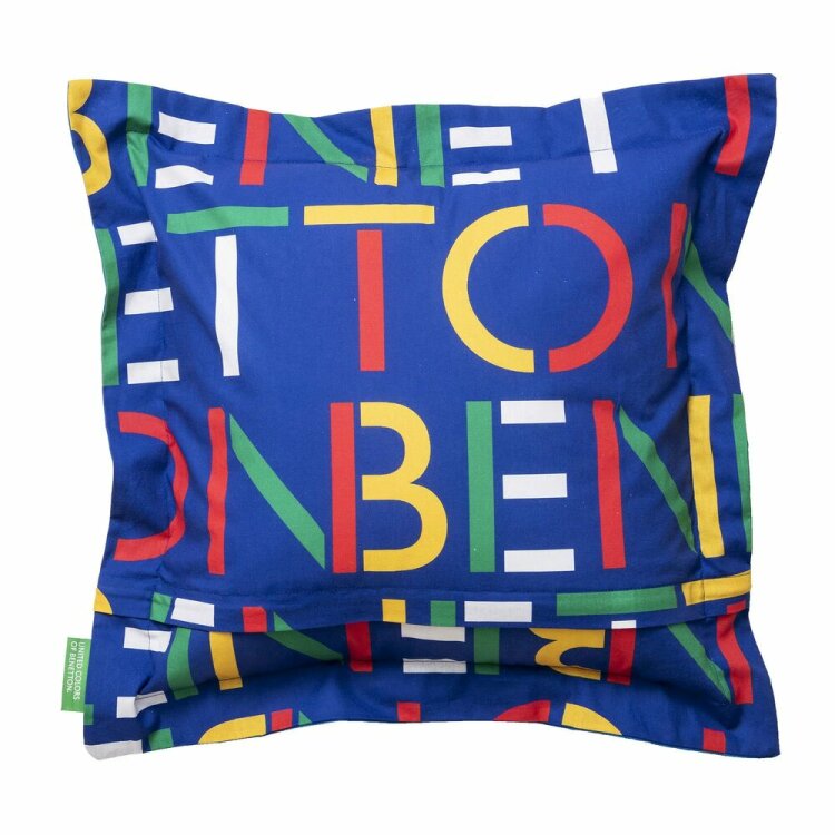 Kussen Benetton Blauw (40 x 40 cm)