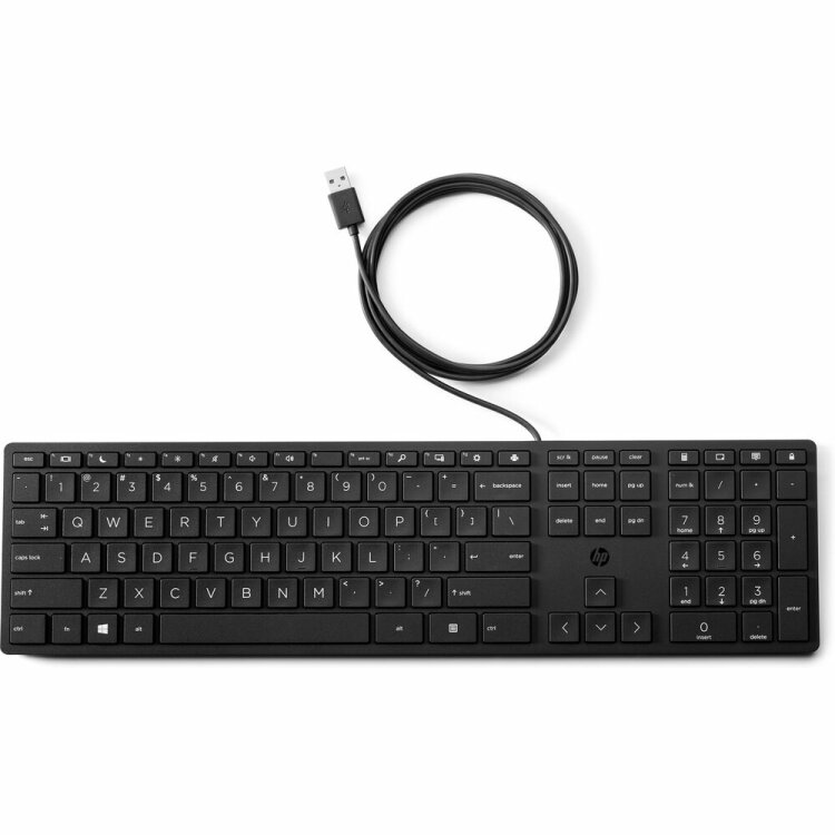 Toetsenbord HP 9SR37AA#ABE          Zwart QWERTY