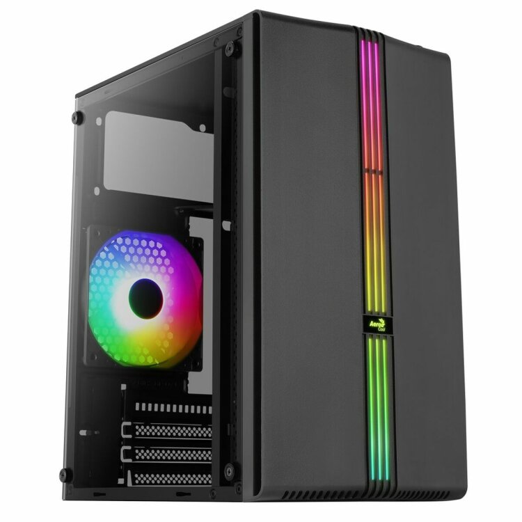 ATX Semi-toren doos Aerocool PGS Evo Mini-G-BK-v1 Zwart