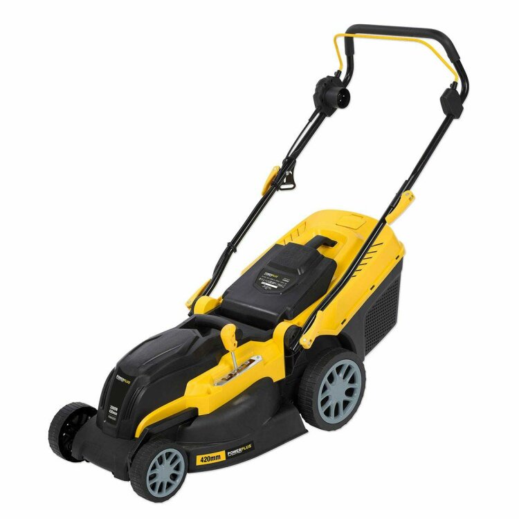 Elektrische grasmaaier Powerplus Powxg6281 2000 W 230-240 V Ø 42 cm 25-80 mm