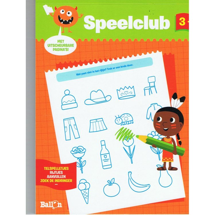 Speelclub - Raadsels, Sudoku's, Zoekspelletjes 6+